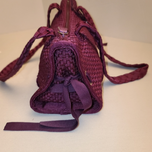 The Sak purple crocheted NWOT barrel purse - Picture 12 of 16